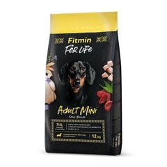 Fitmin For Life mažų veisllių suaugusiems šunims, 12 kg kaina ir informacija | Sausas maistas šunims | pigu.lt