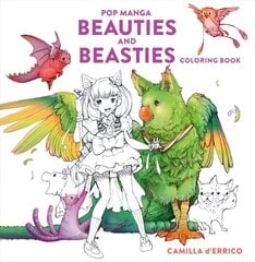 Pop Manga Beauties and Beasties Coloring Book цена и информация | Фантастика, фэнтези | pigu.lt