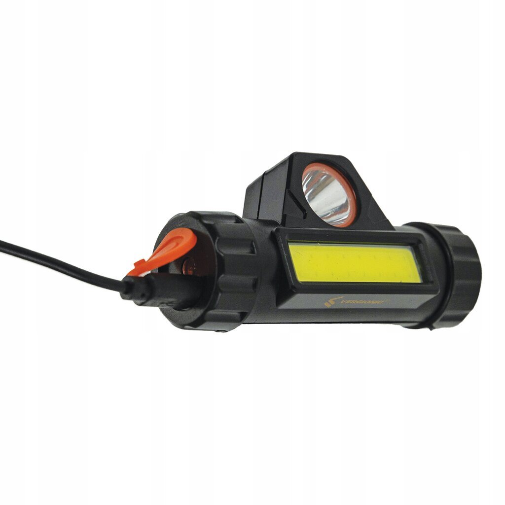 Įkraunamas LED žibintuvėlis ant galvos su magnetu Vergionic kaina ir informacija | Žibintuvėliai, prožektoriai | pigu.lt