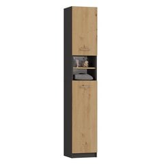 Шкаф для ванной комнаты Top E Shop Marbela, коричневый/серый цена и информация | Шкафчики для ванной | pigu.lt