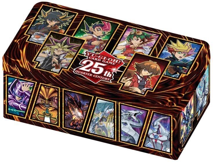 Kortos Konami TCG Yu-Gi-Oh! 25th Anniversary Tin: Dueling Heroes Tin, EN kaina ir informacija | Stalo žaidimai, galvosūkiai | pigu.lt