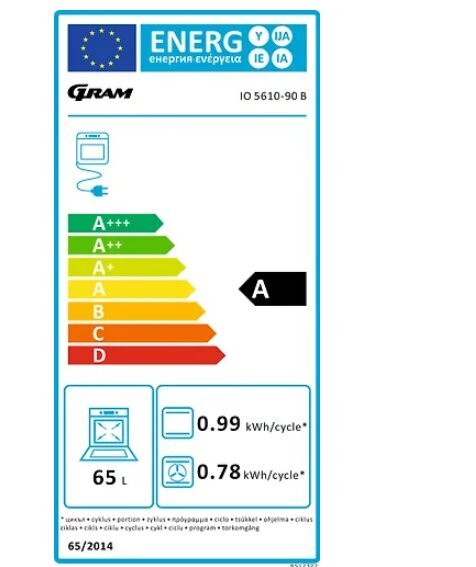 Gram IO5610-90W kaina ir informacija | Orkaitės | pigu.lt