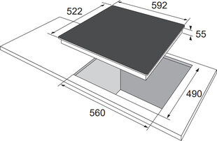 Gram KKI 6184-91TI kaina ir informacija | Kaitlentės | pigu.lt