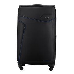 Didelis lagaminas Solier, XL, juodas kaina ir informacija | Lagaminai, kelioniniai krepšiai | pigu.lt