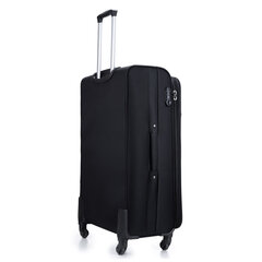 Didelis lagaminas Solier, XL, juodas kaina ir informacija | Lagaminai, kelioniniai krepšiai | pigu.lt