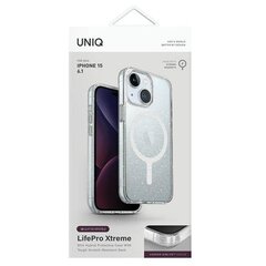 UNIQ etui LifePro Xtreme iPhone 15 6.1" Magclick Charging przezroczysty|tinsel lucent цена и информация | Чехлы для телефонов | pigu.lt