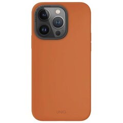 UNIQ etui Lino Hue iPhone 15 Pro Max 6.7" Magclick Charging różowy|blush pink цена и информация | Чехлы для телефонов | pigu.lt