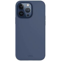 UNIQ etui Lino Hue iPhone 15 Pro Max 6.7" Magclick Charging granatowy|navy blue цена и информация | Чехлы для телефонов | pigu.lt