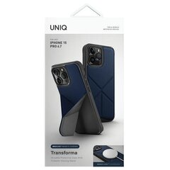 UNIQ etui Transforma iPhone 15 Pro Max 6.7" Magclick Charging niebieski|electric blue цена и информация | Чехлы для телефонов | pigu.lt