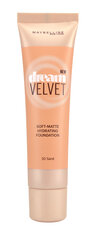 Maybelline Dream Velvet тональное средство 30 мл, 30 Sand цена и информация | Пудры, базы под макияж | pigu.lt