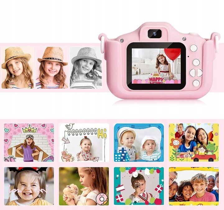 Skaitmeninė kamera vaikams Katytė, rožinė цена и информация | Lavinamieji žaislai | pigu.lt