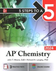 5 Steps to a 5: AP Chemistry 2024 kaina ir informacija | Ekonomikos knygos | pigu.lt