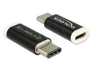 Delock 65678, USB-C/Micro-B цена и информация | Кабели и провода | pigu.lt