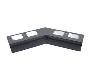 Karnizo profilis Renoplast K102 keraminės grindys, vidinis kampas 135°, ruda kaina ir informacija | Sujungimo profiliai | pigu.lt