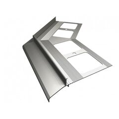 Карнизный профиль Renoplast K30 керамический пол, внешний угол 135°, серый цена и информация | Профили соединения | pigu.lt