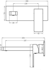 Praustuvo maišytuvas Silla SEM-1094, chromo kaina ir informacija | Vandens maišytuvai | pigu.lt