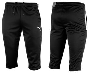 Sportinės kelnės vyrams Puma 657271 03, juodos цена и информация | Мужские брюки FINIS | pigu.lt