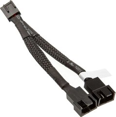 Akasa AK-0022, 4-pin PWM, 0.1 m kaina ir informacija | Kabeliai ir laidai | pigu.lt