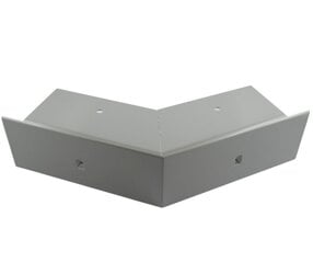 Karnizo profilis Renoplast W30 ventiliacinės grindys, vidinis kampas 135°, grafitas kaina ir informacija | Sujungimo profiliai | pigu.lt