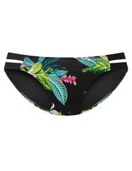 Bikini kelnaitės moterims Esotiq Tropical, juodos цена и информация | Купальники | pigu.lt