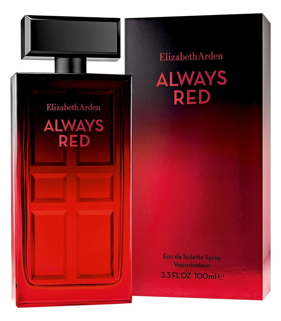 Tualetinis vanduo Elizabeth Arden Always Red EDT moterims 100 ml kaina ir informacija | Kvepalai moterims | pigu.lt