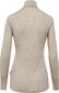 Termo marškinėliai moterims Thermowave Merino Aero 1/2 Zip, smėlio spalvos kaina ir informacija | Termo apatiniai moterims | pigu.lt