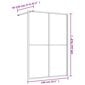 Dušo sienelė su skaidriu ESG stiklu, raudona, 140x195cm kaina ir informacija | Dušo durys ir sienelės | pigu.lt