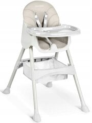 Maitinimo kėdutė RicoKids 3in1, beige kaina ir informacija | Maitinimo kėdutės | pigu.lt