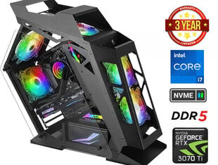 Gamer i7-13700F 16GB 256GB NVME SSD RTX 3070 Ti Windows 10 kaina ir informacija | Stacionarūs kompiuteriai | pigu.lt