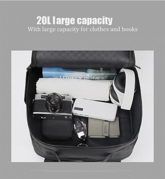 Kuprinė nešiojamam kopiuteriui Arctic Hunter 1500362, 20 L, juoda kaina ir informacija | Kuprinės ir krepšiai | pigu.lt