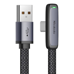 USB to USB-C cable Mcdodo CA-3341 6A 90 degree 1.8m цена и информация | Кабели для телефонов | pigu.lt