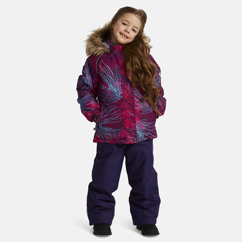 Huppa komplektas mergaitėms Marvel 45100030*34563, rožinė/mėlyna цена и информация | Žiemos drabužiai vaikams | pigu.lt