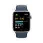 Apple Watch SE GPS 40mm Silver Aluminium Case with Storm Blue Sport Band - S/M - MRE13ET/A цена и информация | Išmanieji laikrodžiai (smartwatch) | pigu.lt