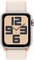 Apple Watch SE GPS 44mm Starlight Aluminium Case with Starlight Sport Loop - MRE63ET/A kaina ir informacija | Išmanieji laikrodžiai (smartwatch) | pigu.lt