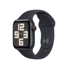 Apple Watch SE GPS + Cellular 40mm Midnight Aluminium Case with Midnight Sport Band - M/L MRGA3ET/A цена и информация | Смарт-часы (smartwatch) | pigu.lt