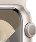 Apple Watch Series 9 GPS 41mm Starlight Aluminium Case with Starlight Sport Band - S/M MR8T3ET/A цена и информация | Išmanieji laikrodžiai (smartwatch) | pigu.lt