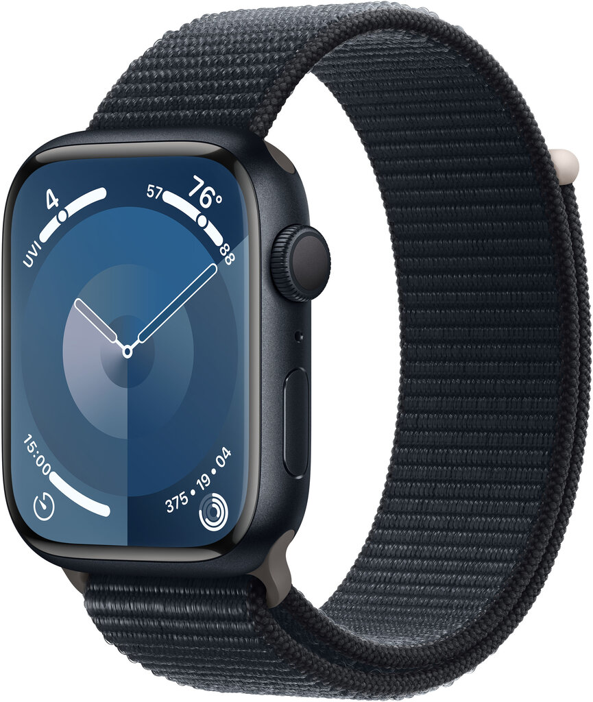 Apple Watch Series 9 GPS 41mm Midnight Aluminium Case with Midnight Sport Loop MR8Y3ET/A kaina ir informacija | Išmanieji laikrodžiai (smartwatch) | pigu.lt