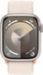 Apple Watch Series 9 GPS 45mm Starlight Aluminium Case with Starlight Sport Loop MR983ET/A kaina ir informacija | Išmanieji laikrodžiai (smartwatch) | pigu.lt