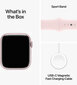 Apple Watch Series 9 45mm Pink Aluminum/Light Pink Sport Band kaina ir informacija | Išmanieji laikrodžiai (smartwatch) | pigu.lt