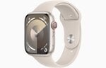 Apple Watch Series 9 GPS + Cellular 41mm Starlight Aluminium Case with Starlight Sport Band - S/M - MRHN3ET/A