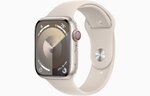 Apple Watch Series 9 41mm Starlight Aluminum/Starlight Sport Band