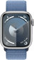 Apple Watch Series 9 GPS + Cellular 41mm Silver Aluminium Case with Winter Blue Sport Loop MRHX3ET/A kaina ir informacija | Išmanieji laikrodžiai (smartwatch) | pigu.lt