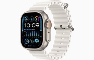 Apple Watch Ultra 2 GPS + Cellular, 49mm Titanium Case with White Ocean Band MREJ3UL/A kaina ir informacija | Išmanieji laikrodžiai (smartwatch) | pigu.lt