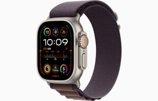 Apple Watch Ultra 2 GPS + Cellular, 49mm Titanium Case with Indigo Alpine Loop - Small MRER3UL/A цена и информация | Смарт-часы (smartwatch) | pigu.lt