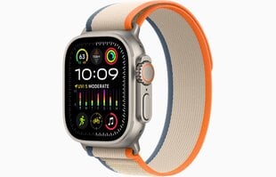 Apple Watch Ultra 2 GPS + Cellular, 49mm Titanium Case with Orange/Beige Trail Loop - S/M MRF13EL/A цена и информация | Смарт-часы (smartwatch) | pigu.lt