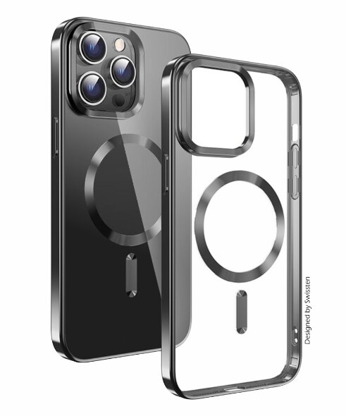 Swissten Clear Jelly Magstick Metallic Case for Apple iPhone 11, skaidri kaina ir informacija | Telefono dėklai | pigu.lt