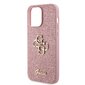 Guess PU Fixed Glitter 4G Case GUHCP15XHG4SGP kaina ir informacija | Telefono dėklai | pigu.lt