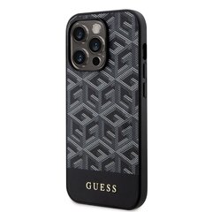 Guess PU G Cube MagSafe Case for iPhone 15 Pro Max Black цена и информация | Чехлы для телефонов | pigu.lt