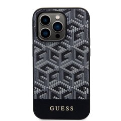 Guess PU G Cube MagSafe Case for iPhone 15 Pro Max Black цена и информация | Чехлы для телефонов | pigu.lt