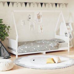 Vaikiškas lovos rėmas vidaXL, 80x200 cm, baltas цена и информация | Детские кровати | pigu.lt